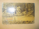 Carte Postala Moineasa Udvozlet Menyhazarol 1919, Circulata, Printata