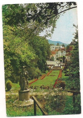 carte postala(ilustrata)-GOVORA-vedere din parc foto
