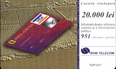 Cartela telefonica romtelecom Banca Agricola, Rom 37a foto