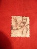 Timbru 10 Pf. 1875 Wurttemberg , stamp. , fara filigr.