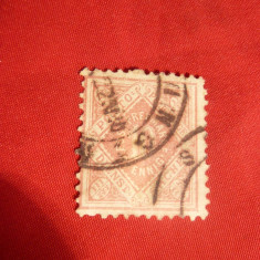 Timbru 10 Pf. 1875 Wurttemberg , stamp. , fara filigr.