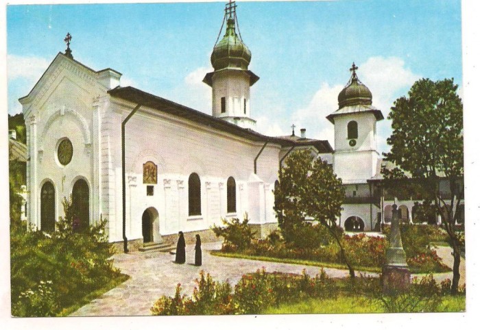 carte postala(ilustrata)-AGAPIA-Minastirea