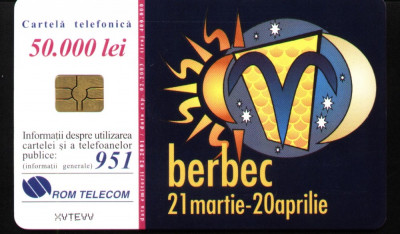 Cartela telefonica Berbec, Rom 93a foto