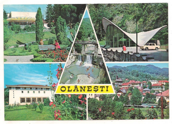 carte postala- OLANESTI-colaj##