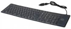 Tastatura Gembird Flexibila PS/2-USB foto