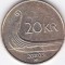 Moneda Norvegia 20 Kroner 2003 - KM#453 XF