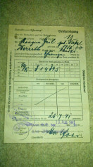 document germania 1941 stampila zvastica foto