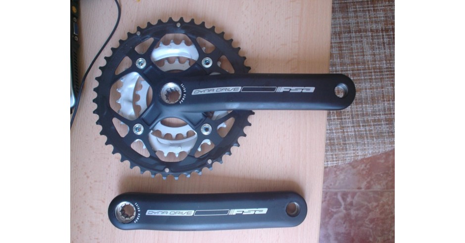 Angrenaj pedalier bicicleta MTB 3 foi sistem 8/9 pinioane : FSA Dyna ...