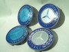 Capace Roti Mercedes-Benz Fundal Albastru, 68mm, Set 4 Bucati, Accesorii Jante Aliaj