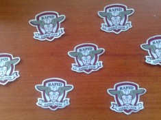 Emblema textila Rapid Bucuresti foto