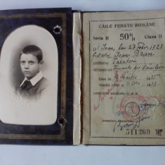 Carnet de identitate pt.CFR 1935