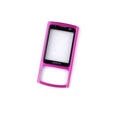 Carcasa fata Nokia 6700 slide rosie - Produs Original+ Garantie - Bucuresti foto