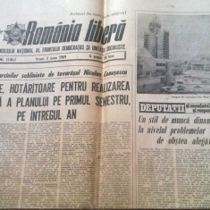 ziarul romania libera 2 iunie 1989