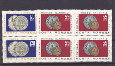 Centenar moneda 92 nr Li 646 blok 4 Romania. foto