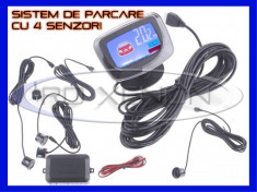 SET 4 SENZORI DE PARCARE - DISPLAY LCD VFD SI AVERTIZARE SONORA - FACTURA SI GARANTIE 12 LUNI foto