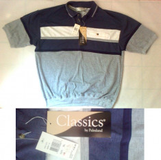 Tricou barbatesc Palmland Navy Classics masura 48-50(XL) NOU foto