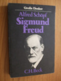 SIGMUND FREUD -- Alfred Schopf - [ 1982 , 244 p, text in lb. germana ], Alta editura