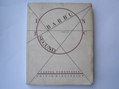 Ion Barbu - Joc secund ~ Editie bibliofila ~p11 foto