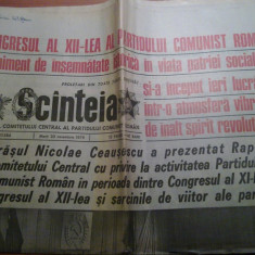 ziarul scanteia 20 noiembrie 1979 (congresul al 12-lea al partidului comunist )