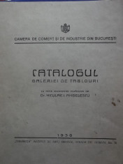 Camera de Comert si Industrie din Bucuresti-Catalogul galeriei de tablouri, 1938 foto