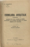 A.Zalman / FORMULARUL AVOCATULUI - editie 1924