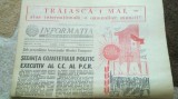 Ziarul informatia bucurestiului 30 aprilie 1988 (traiasca 1 mai muncitoresc)