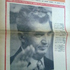 ziarul saptamana 21 iulie 1972 (conferinta nationala a partidului )