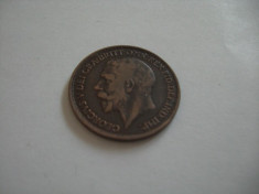 MONEDA ONE PENNY 1918 foto