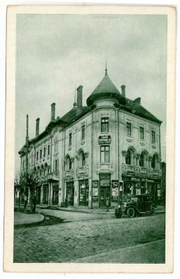 2592 - CAMPINA, Prahova, Store, old car - old postcard - unused foto