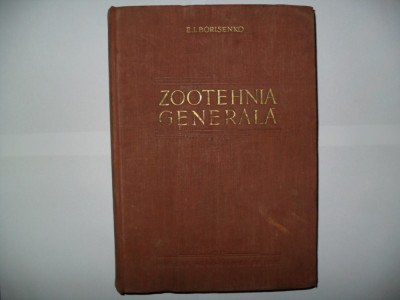 Zootehnia generala- E.I. Borisenko foto