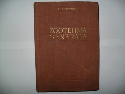 Zootehnia generala- E.I. Borisenko foto