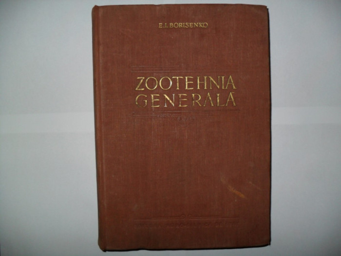 Zootehnia generala- E.I. Borisenko