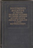(C1503) DOCUMENTS RELATIFS AU PROCES DES ANCIENS MILITAIRES DE L&#039;ARMEE JAPONAISE ACCUSES D&#039;AVOIR PREPARE ET EMPLOYE L&#039;ARME BACTERIOLOGIQUE, 1950