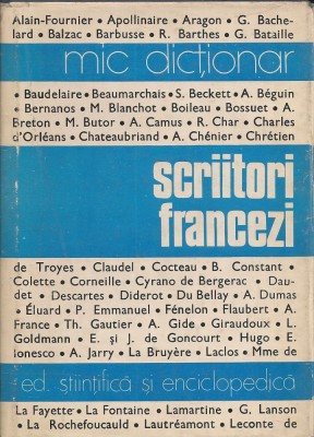 Angela Ion ( coord. ) - Scriitori francezi ( mic dictionar ) foto