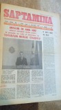 ziarul saptamana 5 ianuarie 1987 (mesajul de anul nou a lui ceausesc )