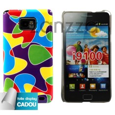 Husa Carcasa Protectie spate ABSTRACT Samsung Galaxy S2 i9100 + Folie protectie display GRATIS foto