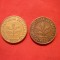 Set -10 Pfenigi 1950 litere:F si D ,RFG ,bronz ,cal.Buna ,d=2,1