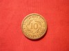 10 Pfenigi ,1925,Germania ,litera A,bronz ,st. Buna , d=2cm.