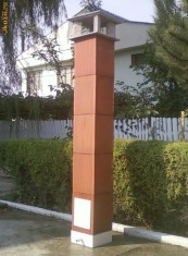 Caramida cos de fum (horn) foto