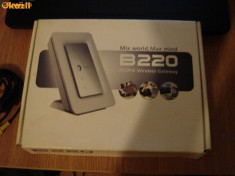 Router Modem 3G Flybox Huawei B220 Decodat Compatibil. foto
