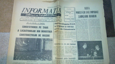 ziarul informatia bucurestiului 30 mai 1966 foto