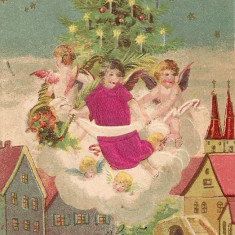 Carte postala - Sarbatorile cu bine - 1903