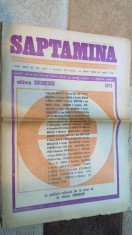 ziarul saptamana 7 decembrie 1973 foto