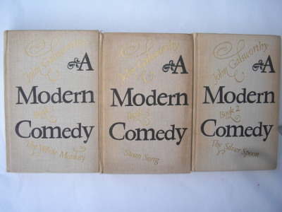 Galsworthy-a modern comedy 3 vol(engleza),p12 foto