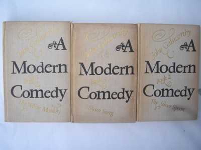 Galsworthy-a modern comedy 3 vol(engleza),p12 foto