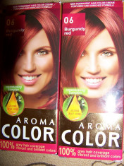 VOPSEA PAR AROMA COLOR 06 BURGUNDY RED/JOJOBA SI ALOE VERA foto