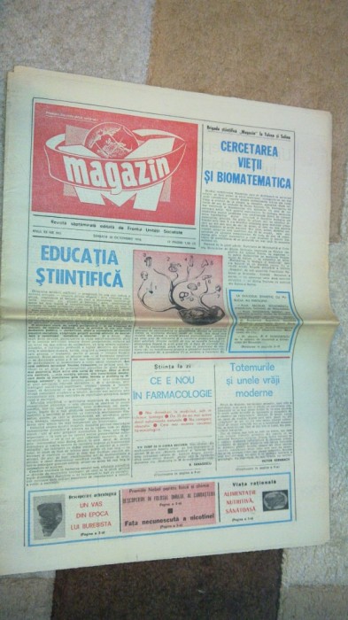 ziarul magazin 30 octombrie 1976