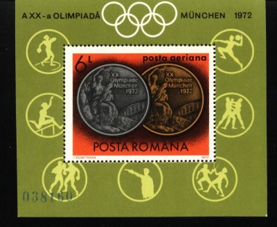 Colita dantelata J.O. de vara Munchen 1972- Medalii Olimpice foto