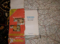 romania harta turistica foto