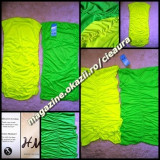 ROCHIE ROCHITA BLUZA BLUZITA MINI SEXY GALBEN VERDE NEON FOSFORESCENT TUBULARA CILINDRICA made in ITALY VARA ZI CLUB PLAJA